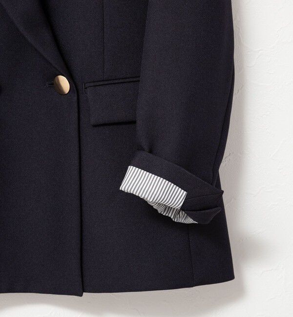 NOLLEY'S sophi「ウォッシャブルシャークダブルジャケット」|テーラードジャケット|