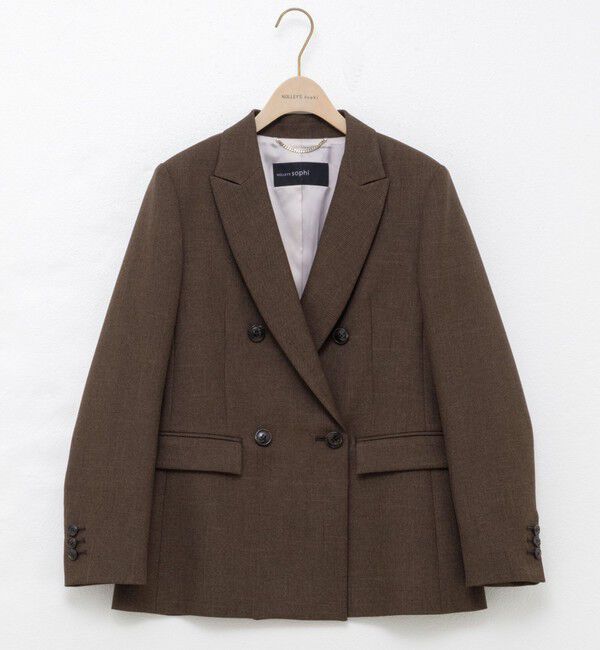 NOLLEY'S sophi「ウォッシャブルシャークダブルジャケット」|テーラードジャケット|