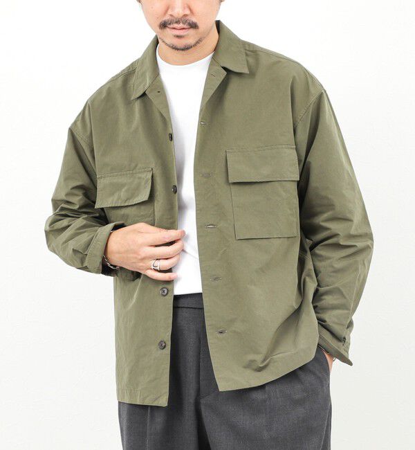 NOLLEY'S goodman「撥水ウェザーシャツブルゾン 25AW」|ブルゾン・スタジャン|オリーブ