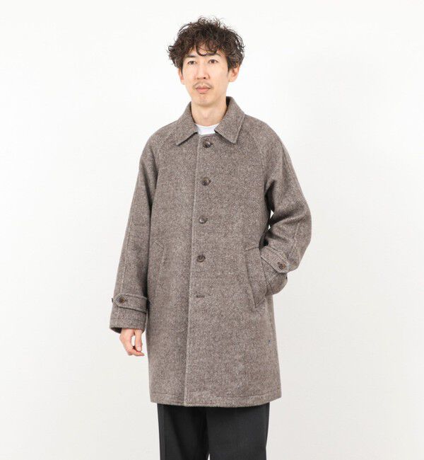 NOLLEY'S goodman「《ビジカジ対応》尾州ビーバーステンカラーコート 25AW」|ステンカラーコート|