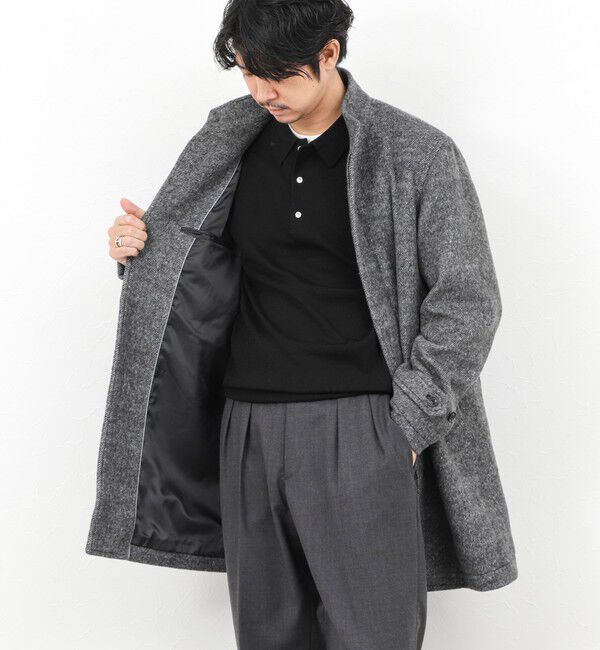 NOLLEY'S goodman「《ビジカジ対応》尾州ビーバースタンドカラーコート 25AW」|その他|