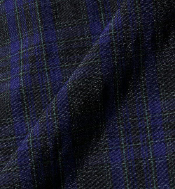 GLOSTER「【GLOSTER/グロスター】T/Cブロード バンドカラーシャツ（ギンガム/タータン）」|シャツ・ブラウス|