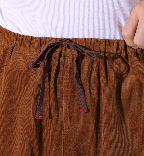 GLOSTER「【セットアップ対応】【GEVACO】コーデュロイ イージーワイドパンツ」|チノ|