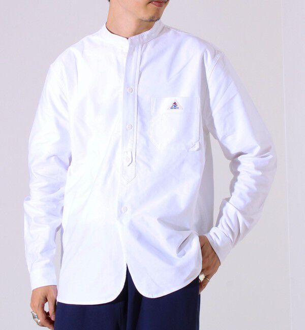 GLOSTER「【シーズンレス】【GEVACO】オックスバンドカラーシャツ」|シャツ・ブラウス|