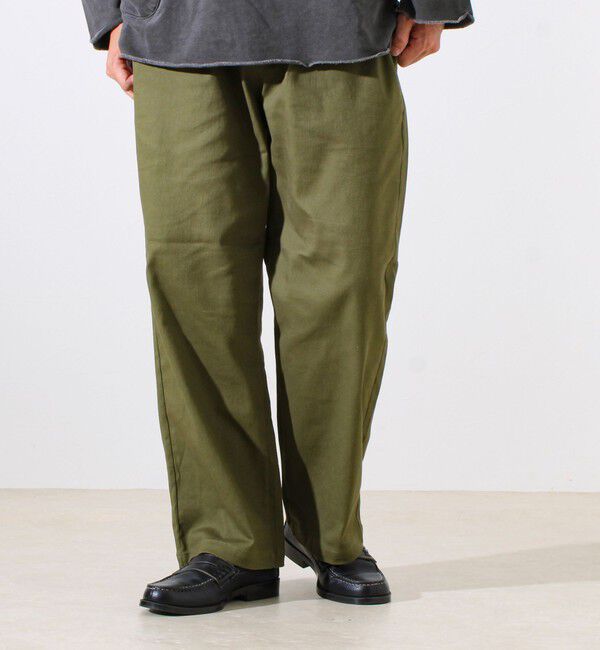 GLOSTER「【人気シリーズ/UNISEX/4サイズ/5色展開】GOODNESS イージーパンツ」|チノ|オリーブ