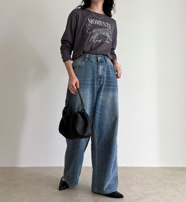 fredy emue「レオパードプリントロンTシャツ」|Tシャツ・カットソー|