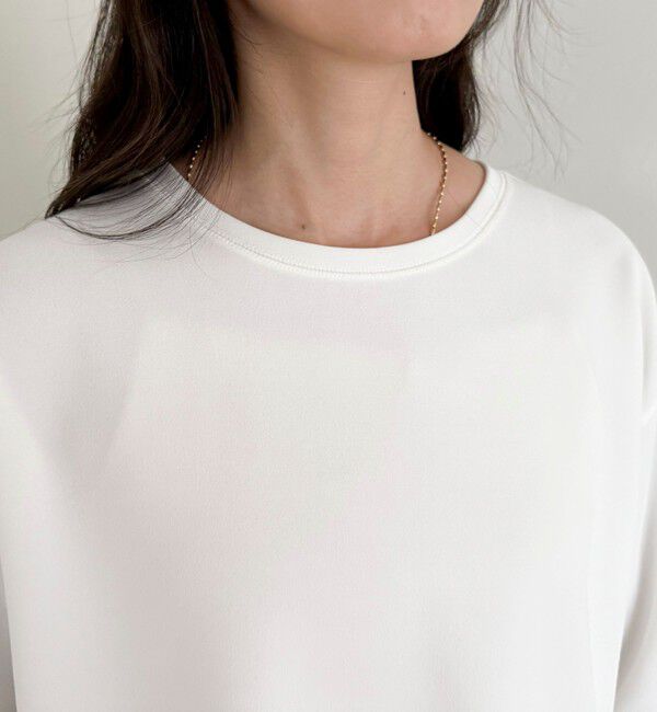 fredy emue「【大人の優秀ブラウスT】ジョーゼットブラウスTシャツ」|Tシャツ・カットソー|