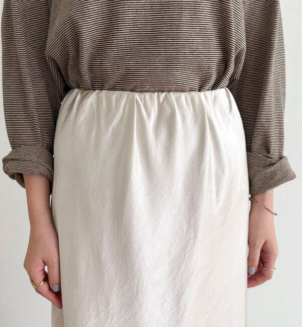 fredy emue「シルキーヘビーサテンスカート」|スカート|