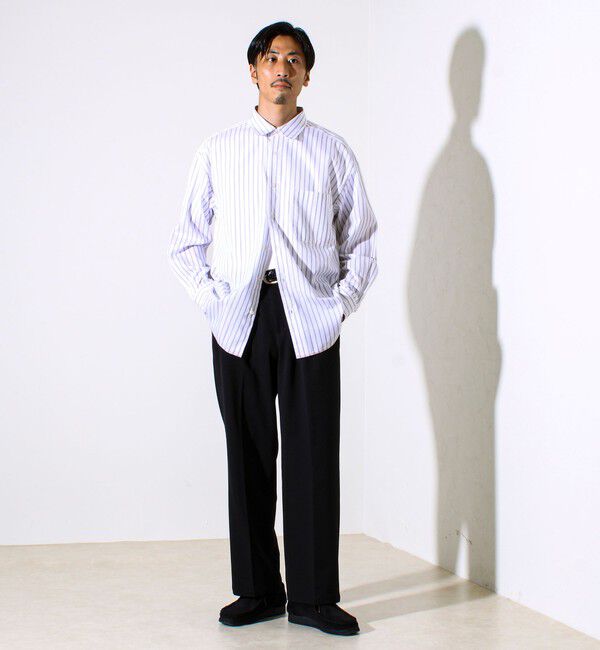 GLOSTER「【細すぎず太すぎない絶妙バランス】TRストレッチ ミディアムストレートパンツ」|チノ|