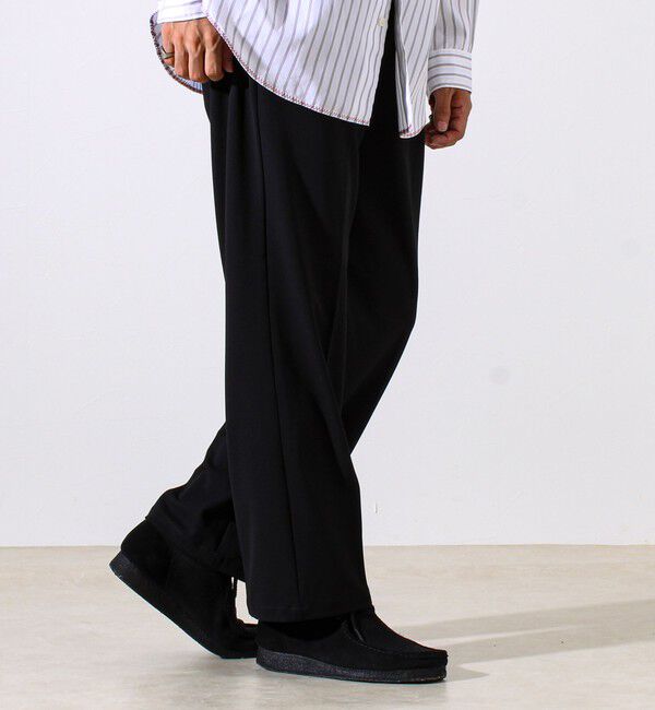 GLOSTER「【細すぎず太すぎない絶妙バランス】TRストレッチ ミディアムストレートパンツ」|チノ|