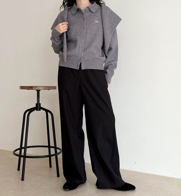 fredy emue「ウールライクイージーワークパンツ」|チノ|