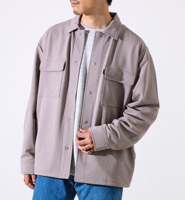 GLOSTER「【晩夏から秋本番まで活躍】ドライリップル フラップポケットシャツ」|シャツ・ブラウス|