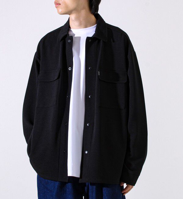 GLOSTER「【晩夏から秋本番まで活躍】ドライリップル フラップポケットシャツ」|シャツ・ブラウス|