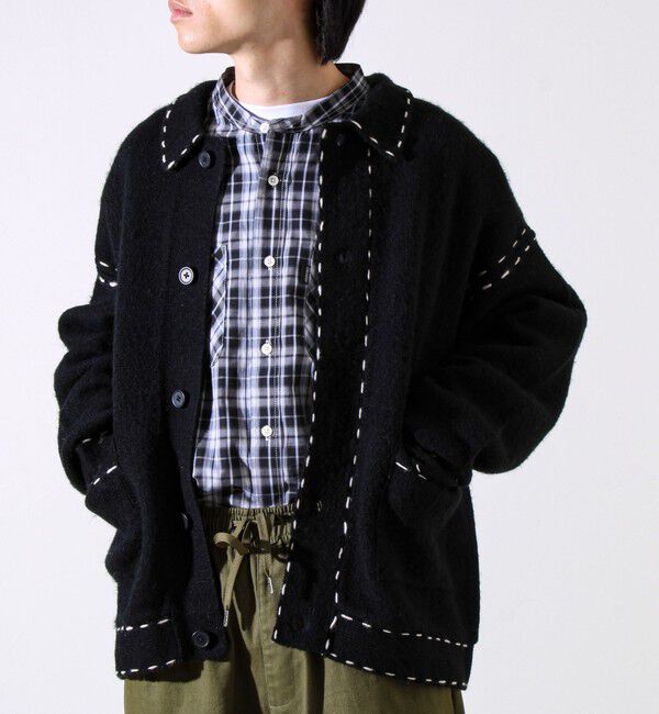 GLOSTER「【ユニセックス対応】ハンドステッチニットジャケット」|カーディガン|