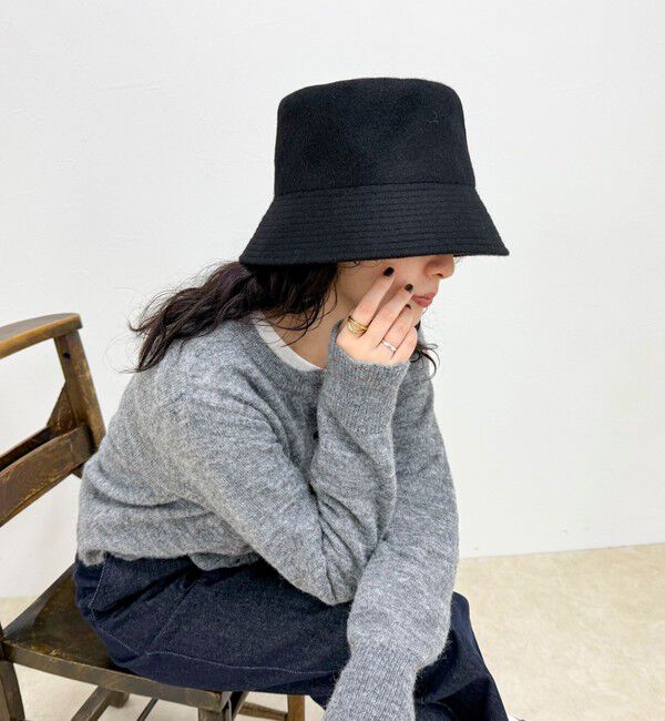 fredy emue「ステッチバスクハット」|ハット|