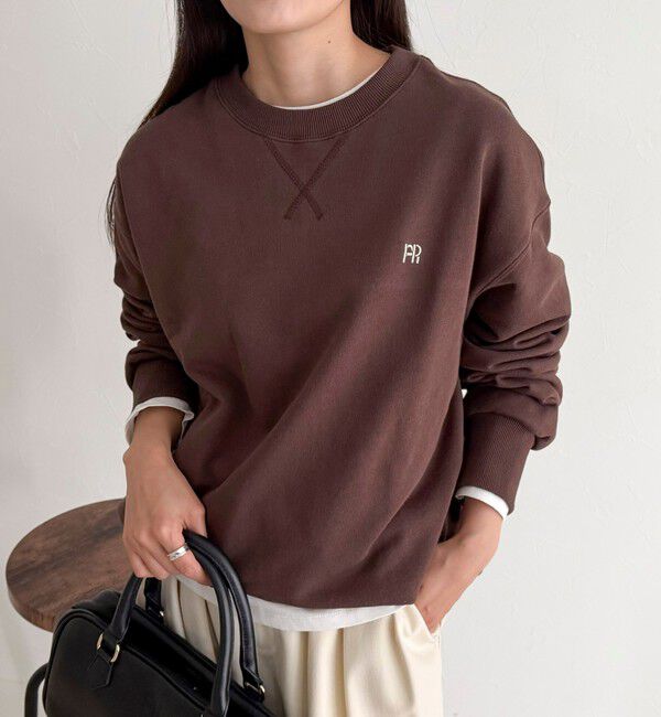 fredy emue「【WEB限定】FR刺繍裏毛スウェット」|スウェット・ジャージ|ブラウン