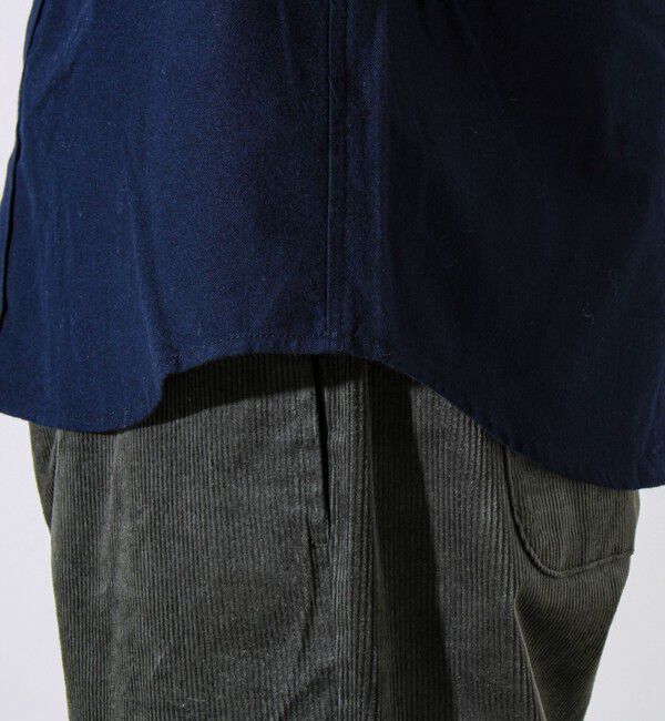 GLOSTER「【定番フレブルシリーズ】フレンチブルドッグ刺繍 ボタンダウンネルシャツ」|シャツ・ブラウス|