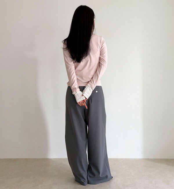 fredy emue「シアーリブレイヤードロンTシャツ」|Tシャツ・カットソー|