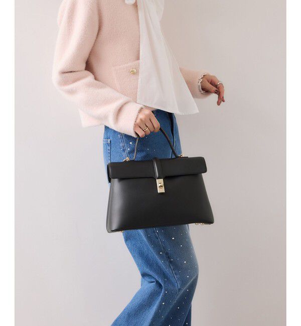 VIS「ひねり金具ワンハンドルバッグ/2WAY,軽量」|ハンドバッグ|