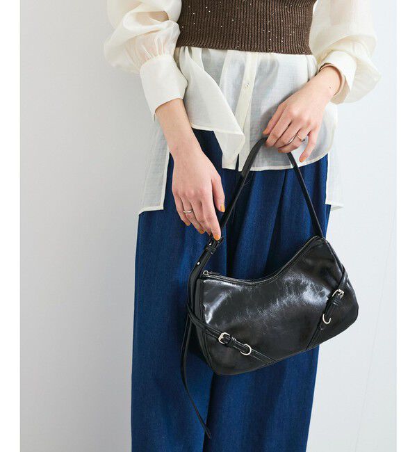 VIS「フロントベルトショルダーバッグ」|ハンドバッグ|