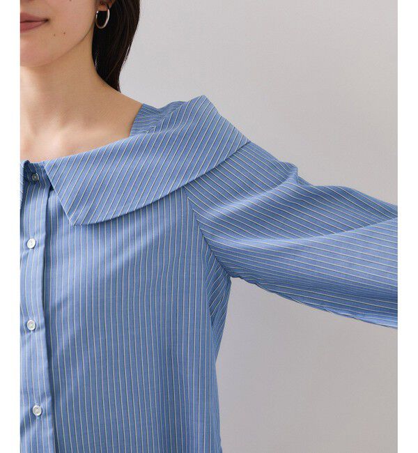 VIS「オフショルライクロングスリーブブラウス/イージーケア」|シャツ・ブラウス|