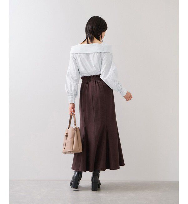 VIS「オフショルライクロングスリーブブラウス/イージーケア」|シャツ・ブラウス|