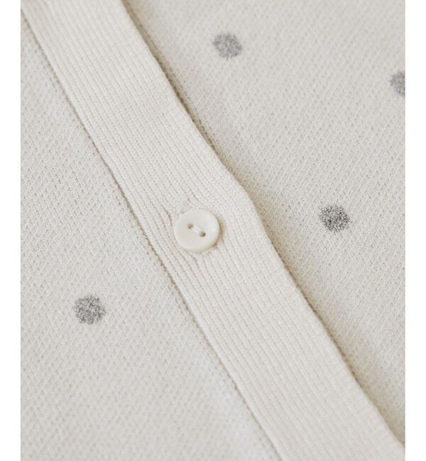 VIS「ドットジャガードカーディガン」|カーディガン|
