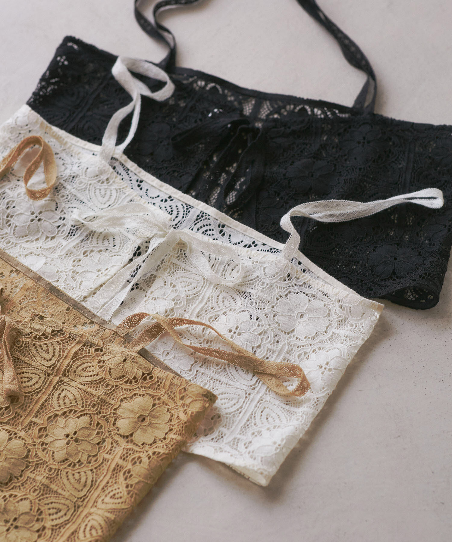 ROPE PICNIC PASSAGE「レイヤードレースビスチェ」|キャミソール|