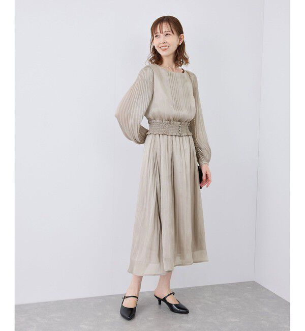 Rope&rsquo;Picnic「MonEtoile シャイニープリーツDress」|ドレス|