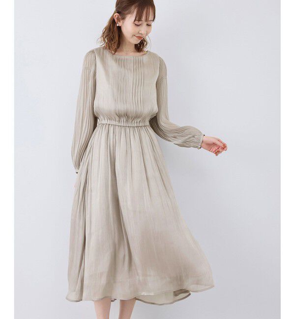 Rope&rsquo;Picnic「MonEtoile シャイニープリーツDress」|ドレス|