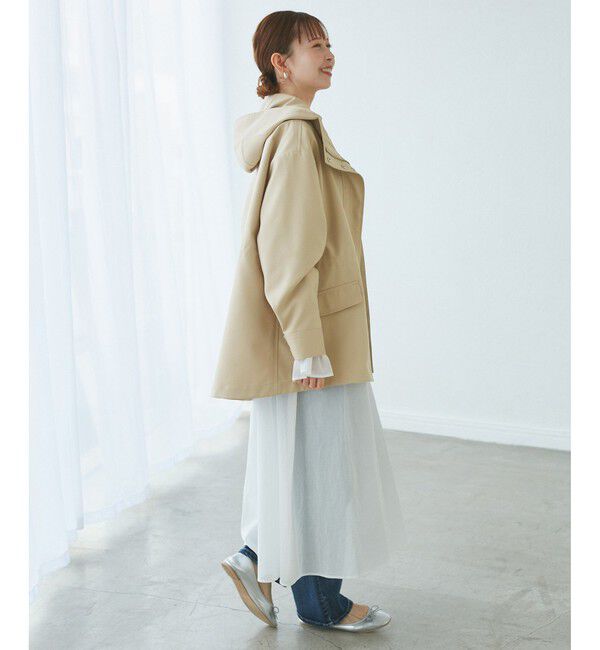 Rope&rsquo;Picnic「【花粉ガード・撥水加工】ミドル丈マウンテンパーカ スプリングコート」|その他|