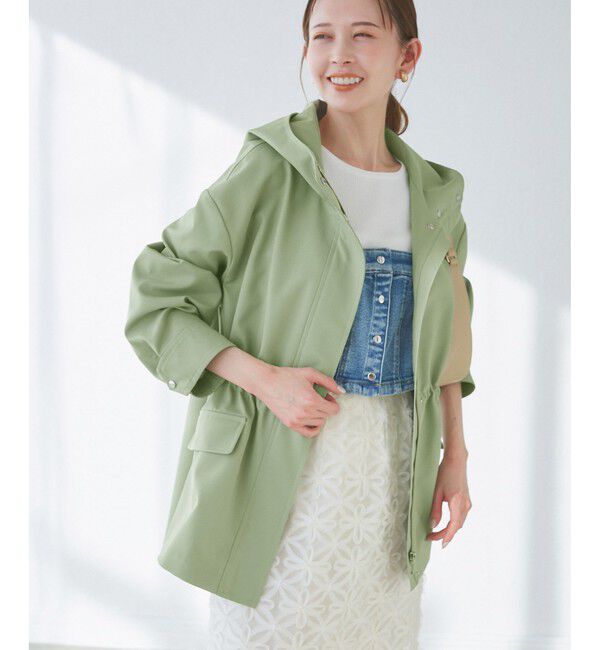 Rope&rsquo;Picnic「【花粉ガード・撥水加工】ミドル丈マウンテンパーカ スプリングコート」|その他|