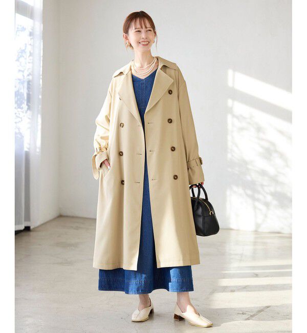 Rope&rsquo;Picnic「撥水加工・花粉ガード/トレンチコート」|トレンチコート|