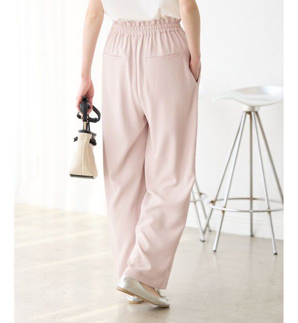 Rope&rsquo;Picnic「【3サイズ展開】ステファニージョガーイージーワイドパンツ」|チノ|