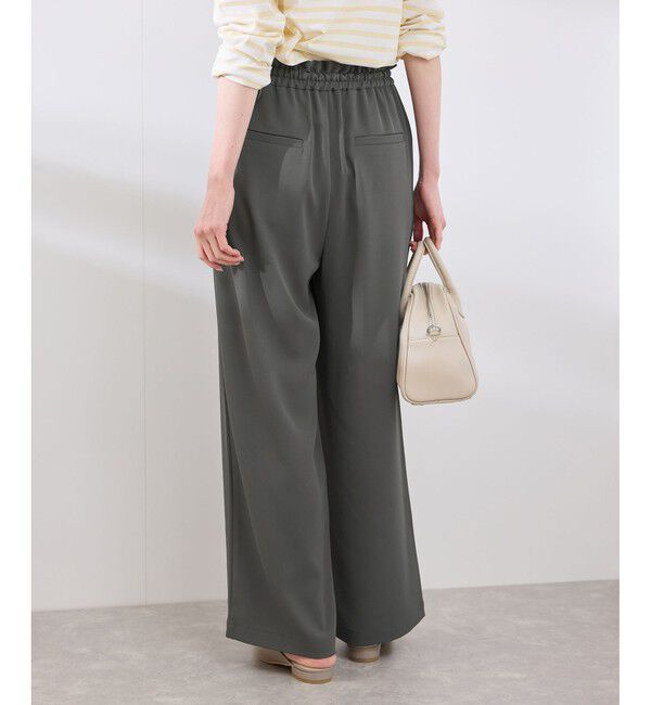 Rope&rsquo;Picnic「【3サイズ展開】ステファニージョガーイージーワイドパンツ」|チノ|