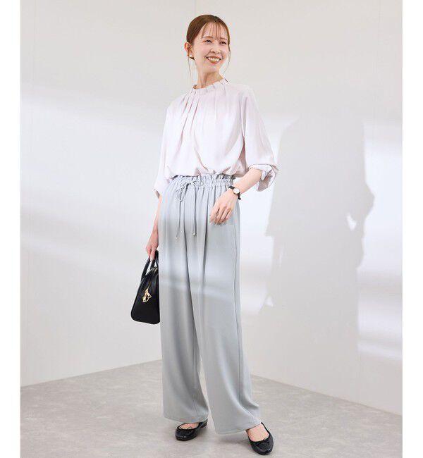 Rope&rsquo;Picnic「【3サイズ展開】ステファニージョガーイージーワイドパンツ」|チノ|