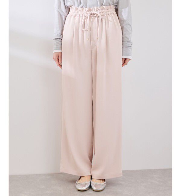 Rope&rsquo;Picnic「【3サイズ展開】ステファニージョガーイージーワイドパンツ」|チノ|