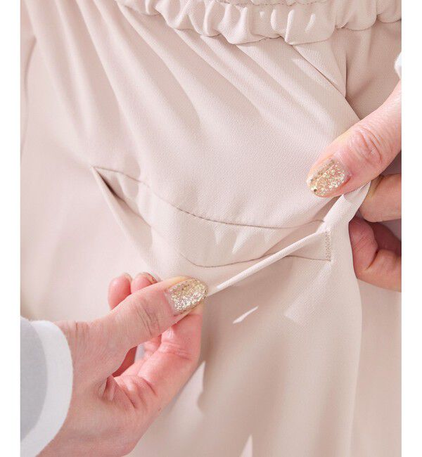 Rope&rsquo;Picnic「【3サイズ展開】ステファニージョガーイージーワイドパンツ」|チノ|