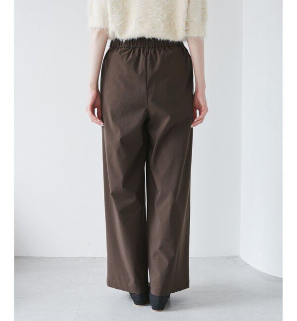 Rope&rsquo;Picnic「レーヨンナイロンイージーワイドパンツ」|チノ|