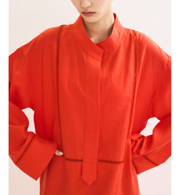 ADAM ET ROPE'「リネンマキシワンピース」|ワンピース|