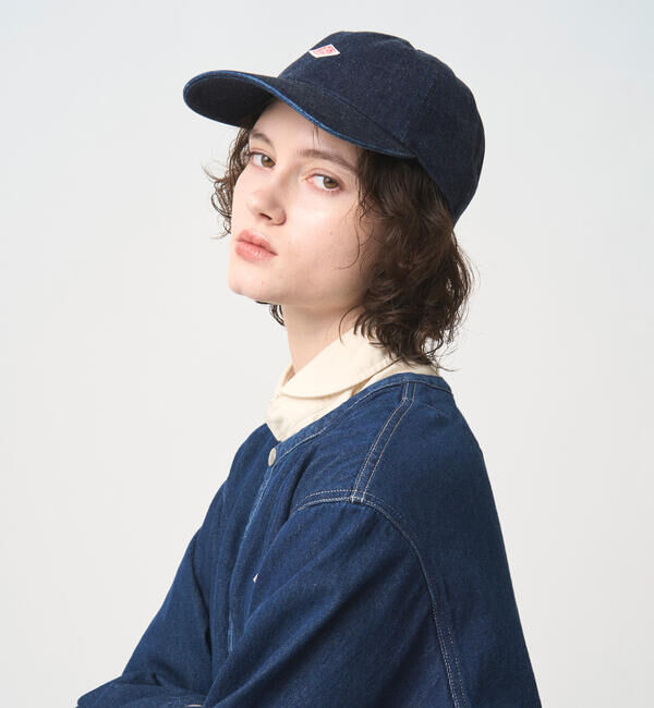  「DANTON | ウォッシュドデニム 6Pキャップ」|キャップ・キャスケット|DENIM
