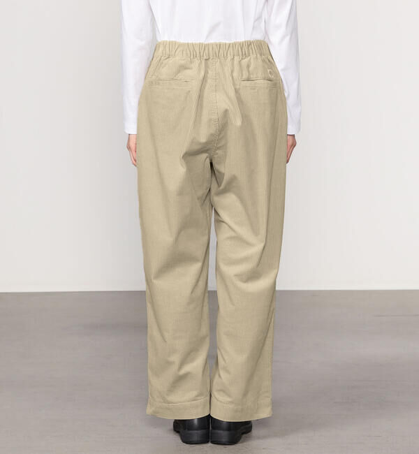 DANTON「DANTON | コーデュロイ イージークロップドパンツ WOMEN」|チノ|