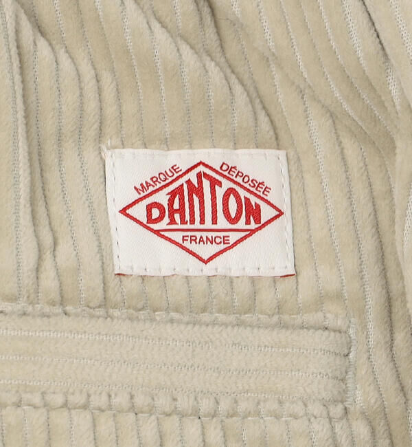 DANTON「DANTON | コーデュロイ イージークロップドパンツ WOMEN」|チノ|