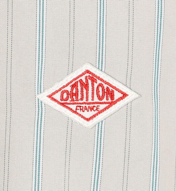 DANTON「DANTON | バンドカラー 長袖シャツ STRIPE WOMEN」|シャツ・ブラウス|