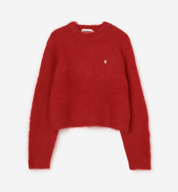 GYMPHLEX「Gymphlex | シャギーニット ショートプルオーバー WOMEN」|ニット・セーター|