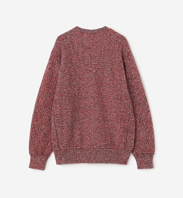  「COOHEM | カラーミックス クルーネックニットプルオーバー MEN」|ニット・セーター|