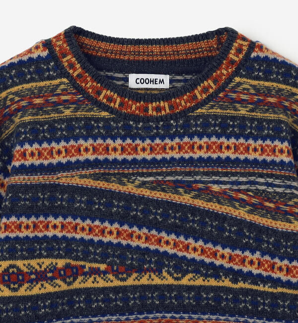  「COOHEM | クレイジーフェアアイル ニットプルオーバー WOMEN」|ニット・セーター|