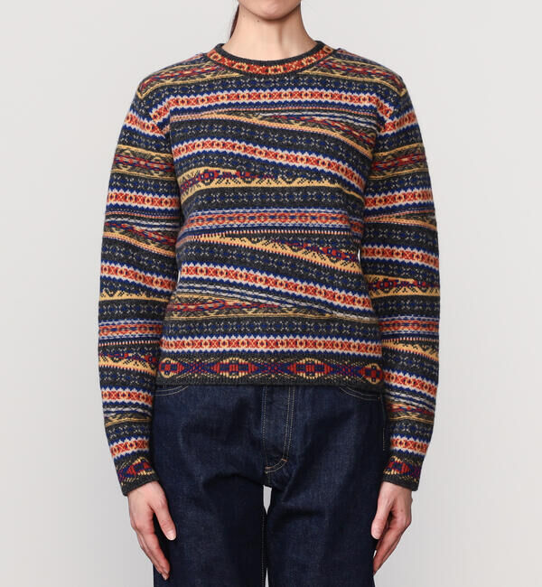  「COOHEM | クレイジーフェアアイル ニットプルオーバー WOMEN」|ニット・セーター|