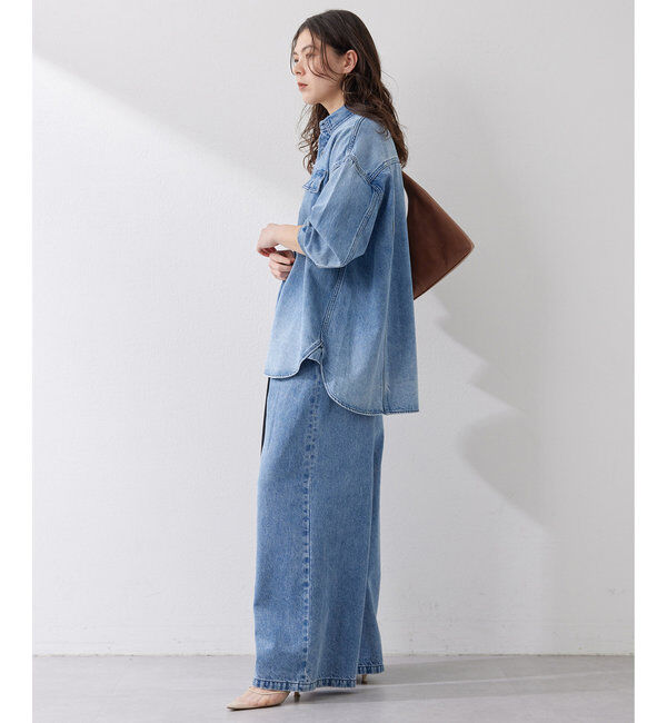  「デニムタックパンツ」|デニム|