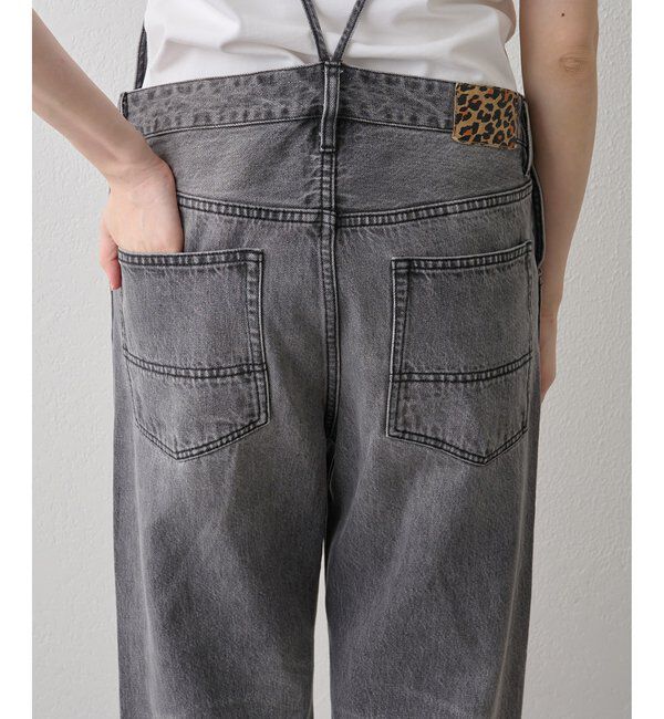  「コットンヘンプデニムオールインワン」|ワンピース|